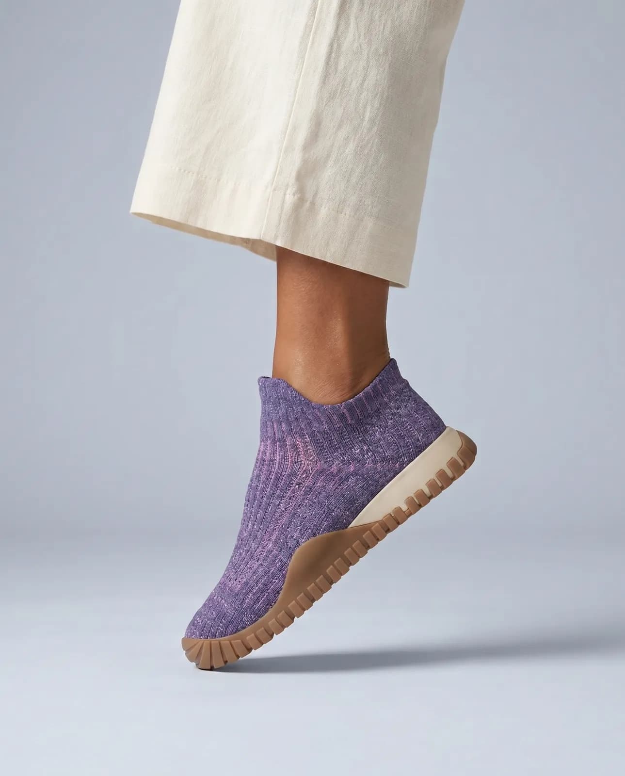 Knitted sock-style trainer concept by Carola Design